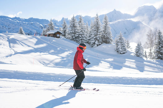 Wedze 500 Down Insulated Waterproof Ski Jacket Men's, bordeaux Image 4 of 5