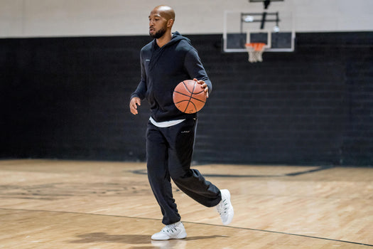 Tarmak P100 Basketball Pants Men's, black Image 4 of 5
