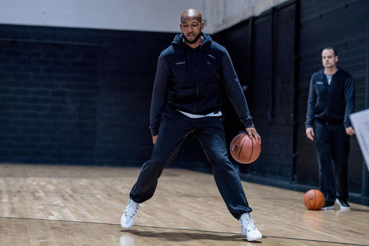 Tarmak P100 Basketball Pants Men's, black Image 3 of 5