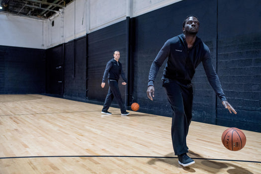 Tarmak P100 Basketball Pants Men's, black Image 2 of 5