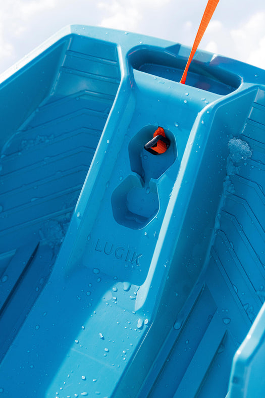 Plastic Tray Snow Sled with Brakes, Kids', base color Image 6 of 9