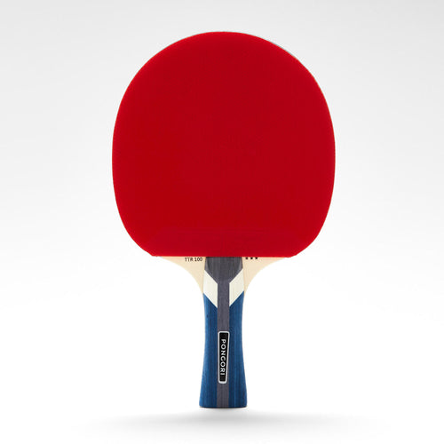 A photo of the Pongori TTR100 All-Around School 3* Table Tennis Paddle in use