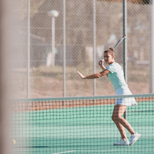 Women's Tennis Quick-Dry Skirt Essential 100 - White, snow white Image 1 of 5