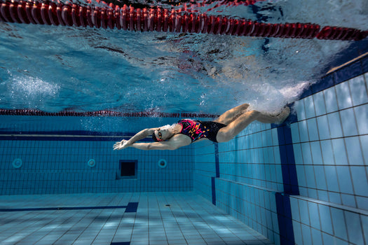 Swimming Goggles Mirrored Lenses B-FAST 900 Black Red, black Image 2 of 5
