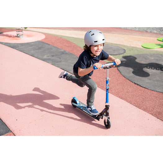 Oxelo MID1 Foldable Scooter Kids 3'6 to 4'9, hydrangea blue Image 6 of 9