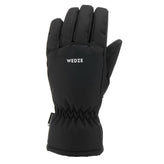 KIDS' WARM AND WATERPROOF SKI GLOVES - 100 BLACK, Image of