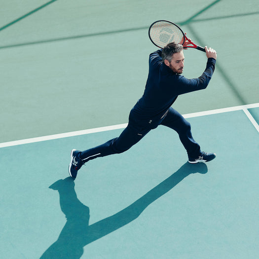 TPA500 Thermal Tennis Pants Men's, asphalt blue Image 3 of 5