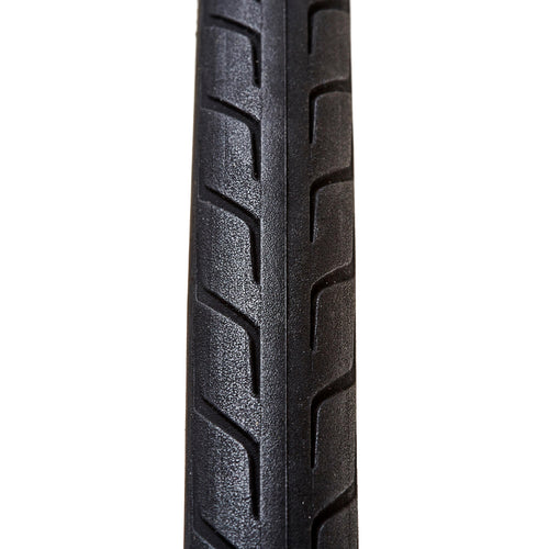 A photo of the Btwin Road Bike Tire 700 x 25 in use