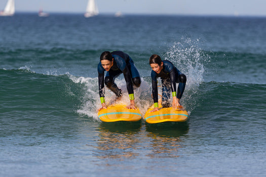 Olaian 500 4 3 mm Neoprene Surfing Wetsuit Boys', petrol blue Image 5 of 5