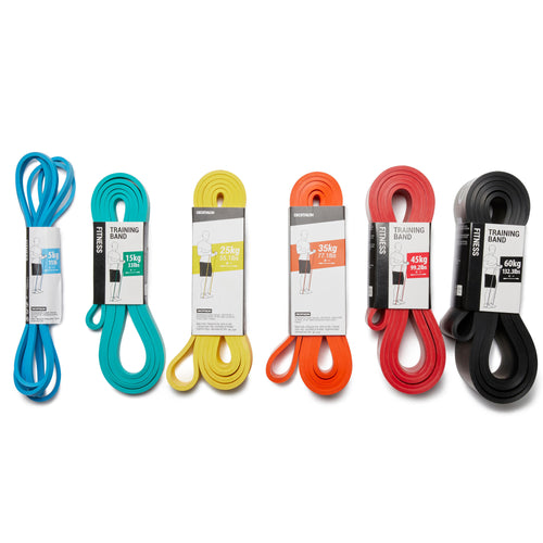 A photo of the Weight Training Band 5 kg - Blue in use