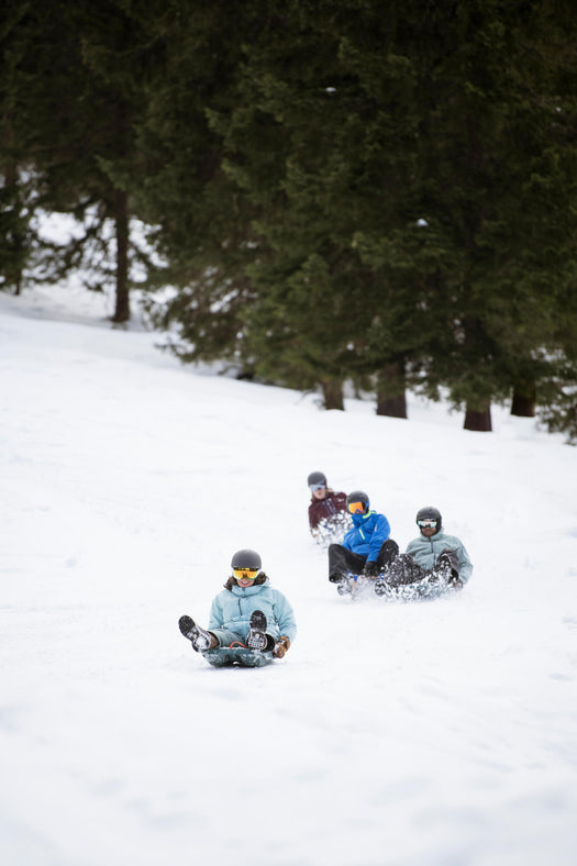 Plastic Tray Snow Sled with Brakes Adult, unspecified Image 5 of 5