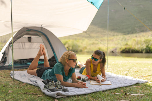 Camping Tent MH100 - 3-Person, gray Image 3 of 5