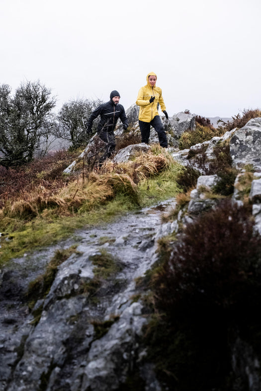 Evadict Trail Running Waterproof Jacket Men's, black Image 4 of 5