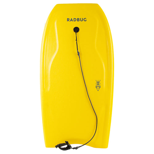 A photo of the Radbug 100 Bodyboard Boogie High Density Foam 36'' 39'' & 42'' w Wrist Leash in use