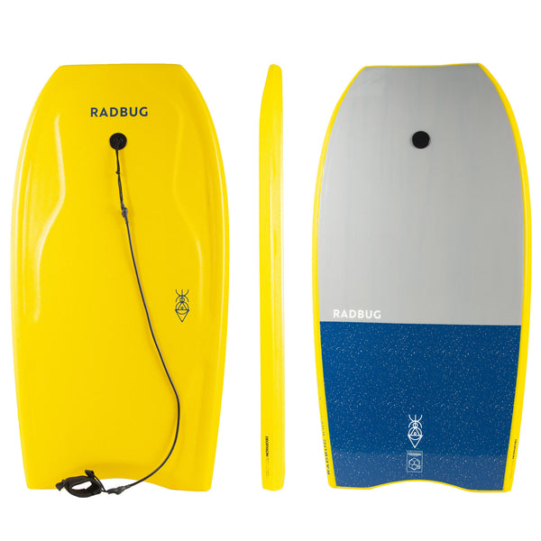 Radbug 100 Bodyboard Boogie High Density Foam 36 39 42 w Wrist Leash