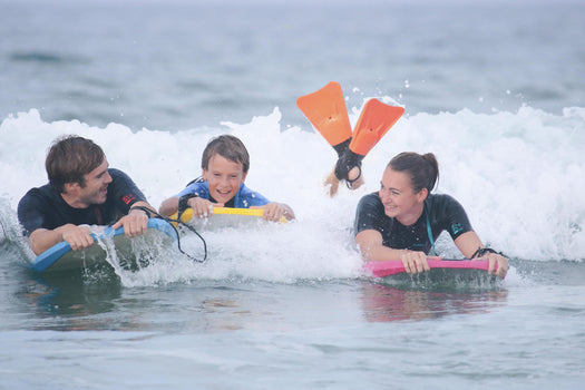 Radbug 100 Bodyboard Boogie High Density Foam 36'' 39'' & 42'' w Wrist Leash, petrol blue Image 2 of 4