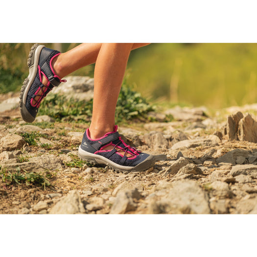 Girl's Hiking Sandals MH150, navy blue Image 1 of 4