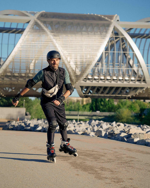 Adult Inline Fitness Skates FIT500 - Blue Red, dark blue Image 5 of 5