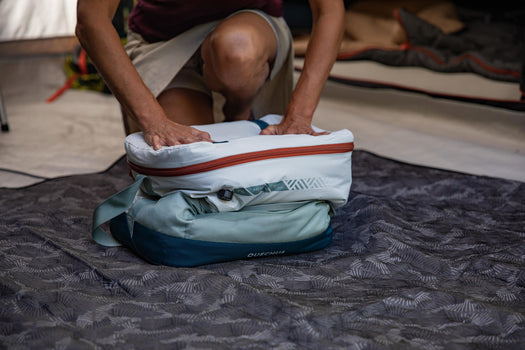 Camping Flexible Cooler - 35 L - Preserves Cold for 17 Hours, verdigris Image 1 of 5