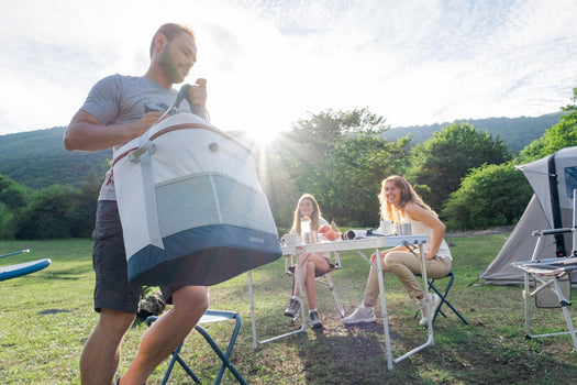Camping Flexible Cooler - 35 L - Preserves Cold for 17 Hours, verdigris Image 3 of 5