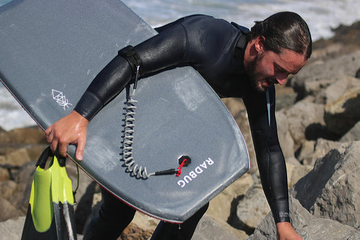 Radbug Screw In Flat Bodyboard Plug, black Image 1 of 2