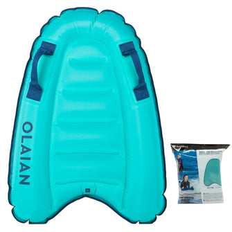 Radbug Inflatable High Resistance Bodyboard Boogie w/ Handles Kids, Image of