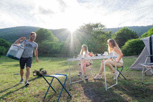 FOLDING CAMPING TABLE - 4 STOOLS - 4 TO 6 PEOPLE, unspecified Image 3 of 5