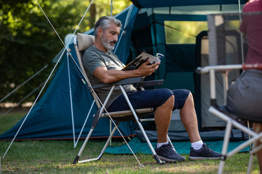 Reclinable Comfort Folding Camping Chair, unspecified Image 1 of 5