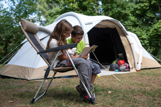 Reclinable Comfort Folding Camping Chair, unspecified Image 4 of 5