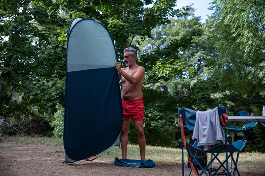CAMPING SHOWER CUBICLE - 2SECONDS, dark petrol blue Image 4 of 5