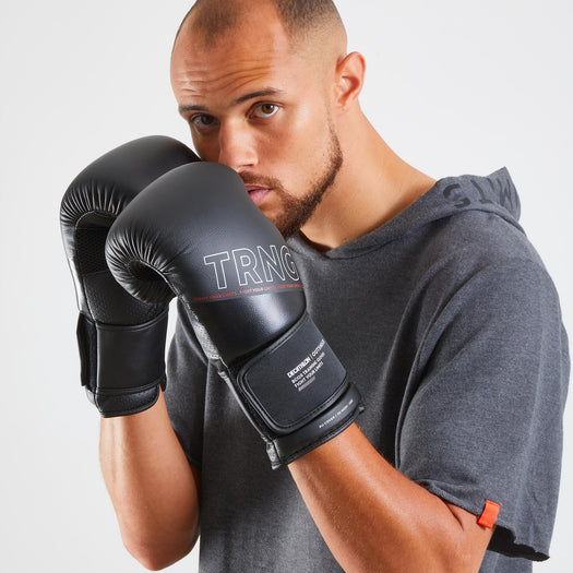 Outshock 120 Boxing Training Gloves, black Image 2 of 5