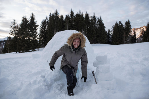 Women's Winter Waterproof Hiking Parka - SH500 U-WARM -20 degrees Celcius, light grey Image 5 of 5
