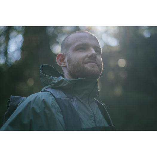 Men's Waterproof Hiking Jacket NH150 Imper, green Image 2 of 3