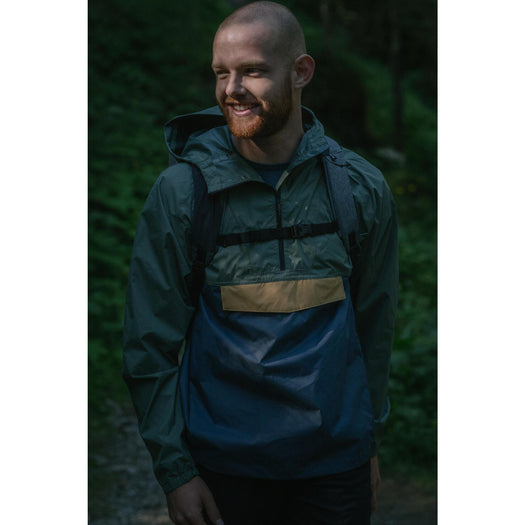 Men's Waterproof Hiking Jacket NH150 Imper, green Image 1 of 3