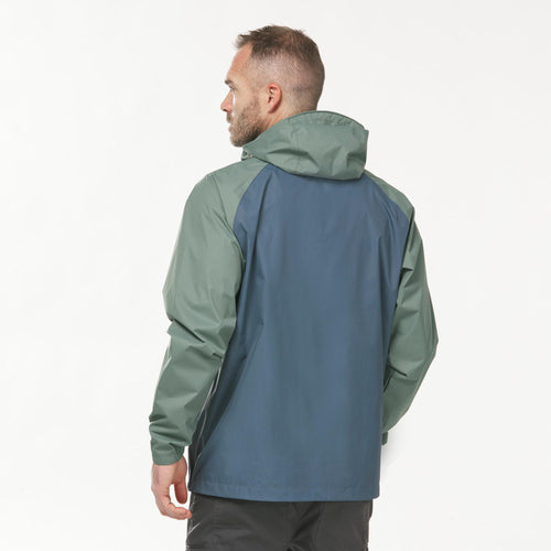A photo of the Men's Waterproof Hiking Jacket NH150 Imper in use
