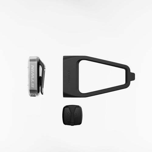 A photo of the Elops ST500 Front/Rear USB LED Bike Light in use