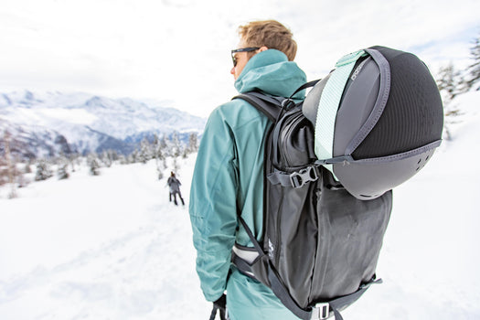 Ski Snowboard Freeride Backpack – FR500 DEFENSE L XL, carbon gray Image 3 of 5
