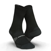 RUN900 MID-CALF FINE RUNNING SOCKS - BLACK, Image of