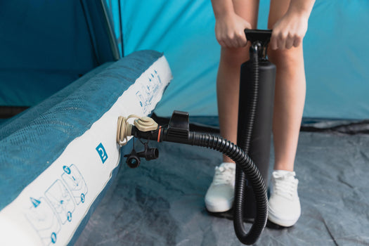 Kayak Kitesurf & Camping Double Action Hand Pump w/ Gauge Max 10PSI, unspecified Image 4 of 5