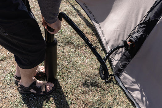 Kayak Kitesurf & Camping Double Action Hand Pump w/ Gauge Max 10PSI, unspecified Image 3 of 5