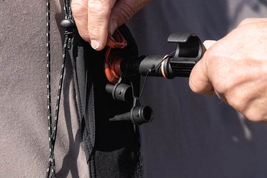 Kayak Kitesurf & Camping Double Action Hand Pump w/ Gauge Max 10PSI, unspecified Image 2 of 5