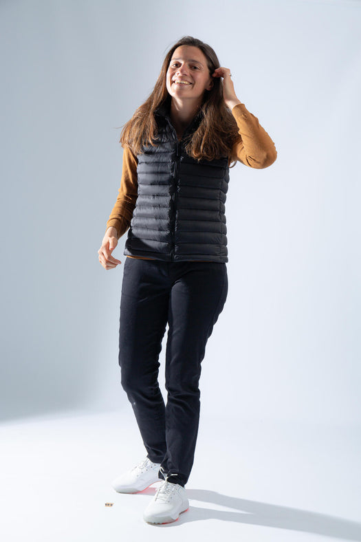 Inesis Ultralight Down Golf Packable Puffer Vest Women's, asphalt blue Image 8 of 10