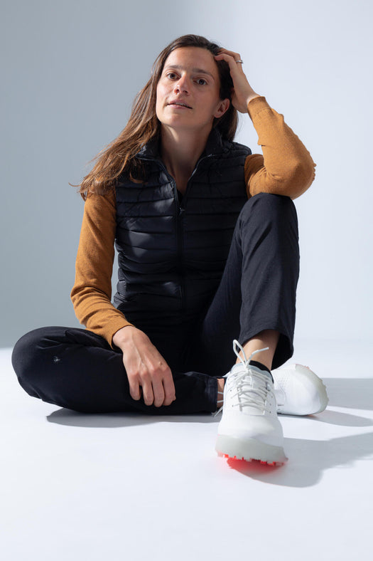 Inesis Ultralight Down Golf Packable Puffer Vest Women's, asphalt blue Image 2 of 10