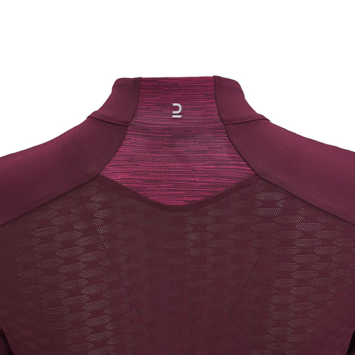 A photo of the Van Rysel Women's Short-Sleeved Road Cycling Jersey 500 in use