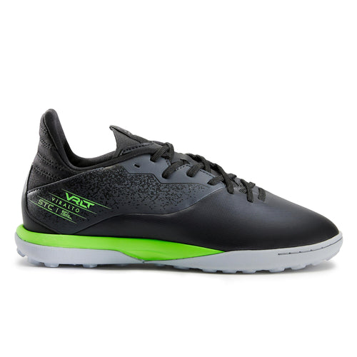 A photo of the Football Boots Viralto I Turf TF - Black And Green in use