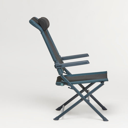 A photo of the Comfortable Multiposition Camping Armchair in use