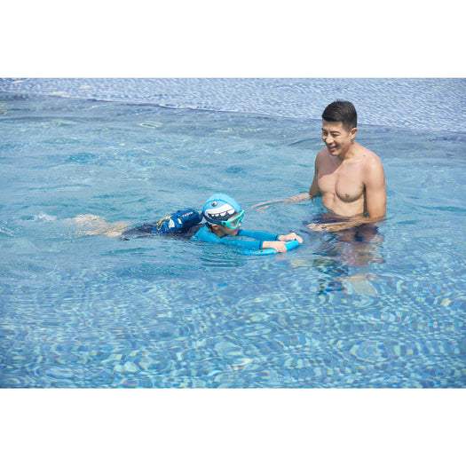 Mesh Silicone Swim Cap, pacific blue Image 7 of 8