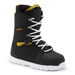 Men's Beginner Snowboard Boots SNB 100 - Black, Image of