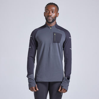 Kiprun Warm Light Long Sleeve Winter Running T-Shirt Men's, Image of