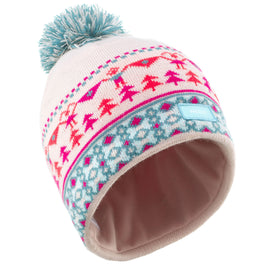 Jacquard Ski Hat Pom Beanie Girl's, Image of